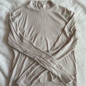 Garage Cream Mock neck